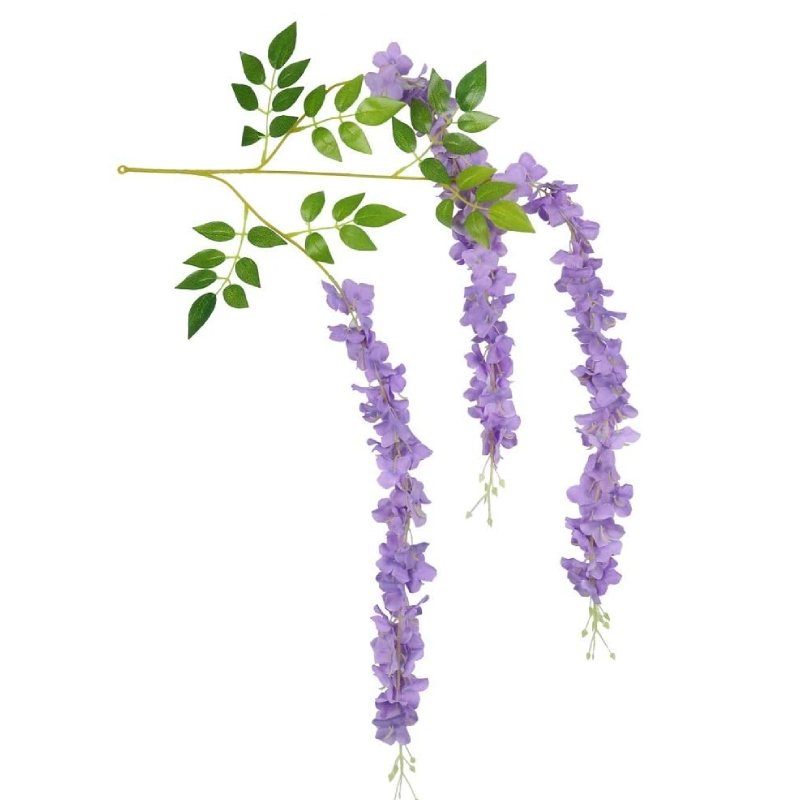 Konstgjorda Blommor Dekorativ Wisteria Vine Silk Garland