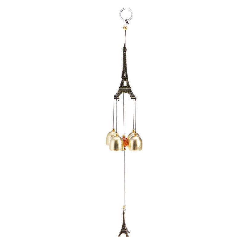 Koppar Lucky Feng Shui Wind Chime Hängande Bell Jingle Dörrande Charm