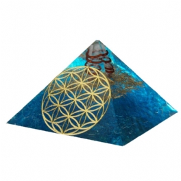 Kristaller Apatit Orgone Ädelsten Pyramid Meditation Yoga Energy Generator Healing