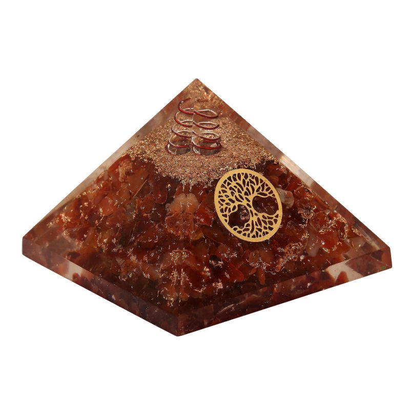 Kristaller Apatit Orgone Ädelsten Pyramid Meditation Yoga Energy Generator Healing