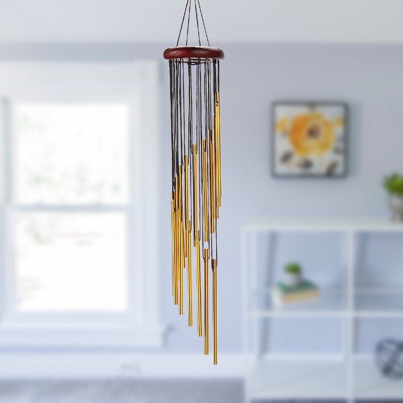 Metallrör Wind Chime Inomhus Och Utomhus Dekorationer