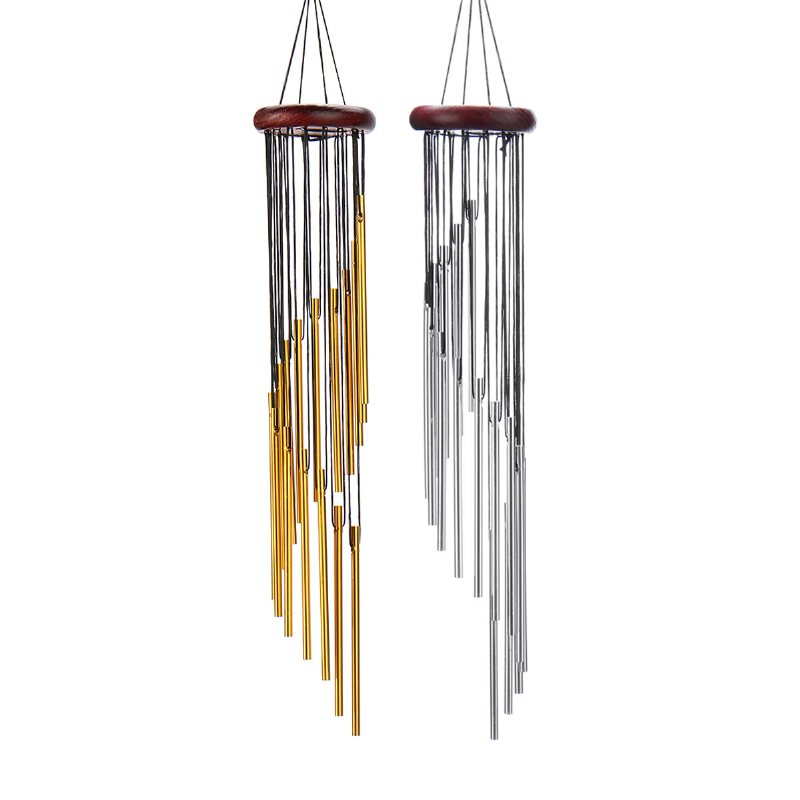 Metallrör Wind Chime Inomhus Och Utomhus Dekorationer