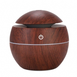 Mini Luftfuktare Usb Aroma Diffuser Träkorn Eterisk Oil Aromaterapi