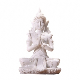 Miniatyr Buddha Staty Dekorativ Prydnad Figur