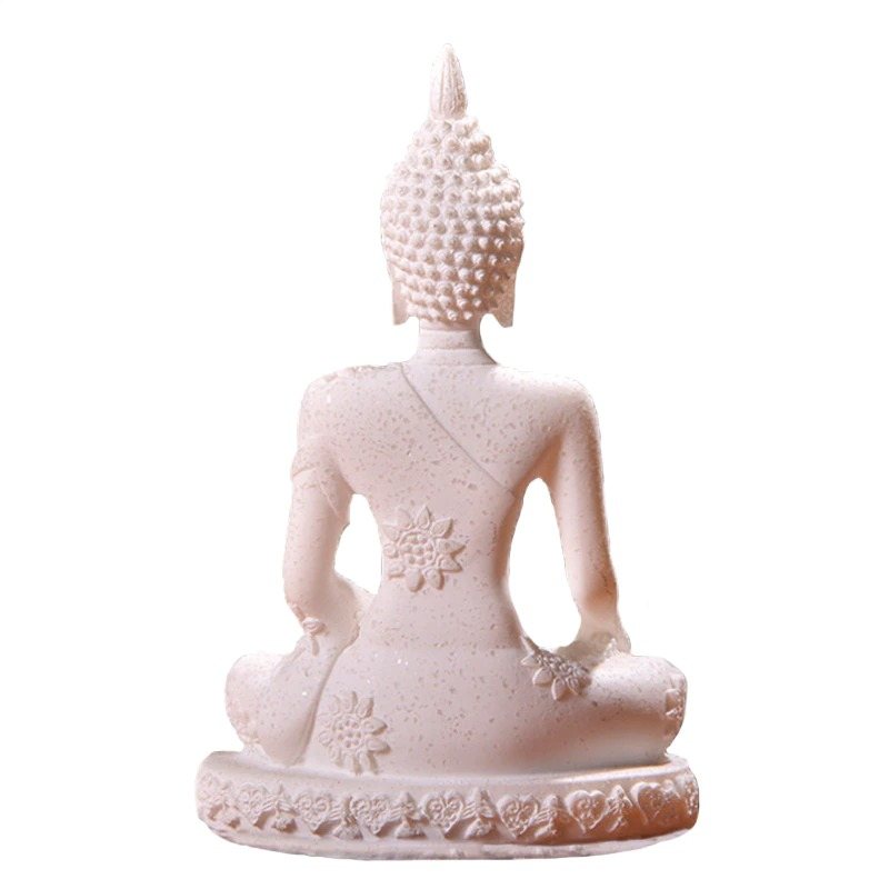 Miniatyr Buddha Staty Dekorativ Prydnad Figur