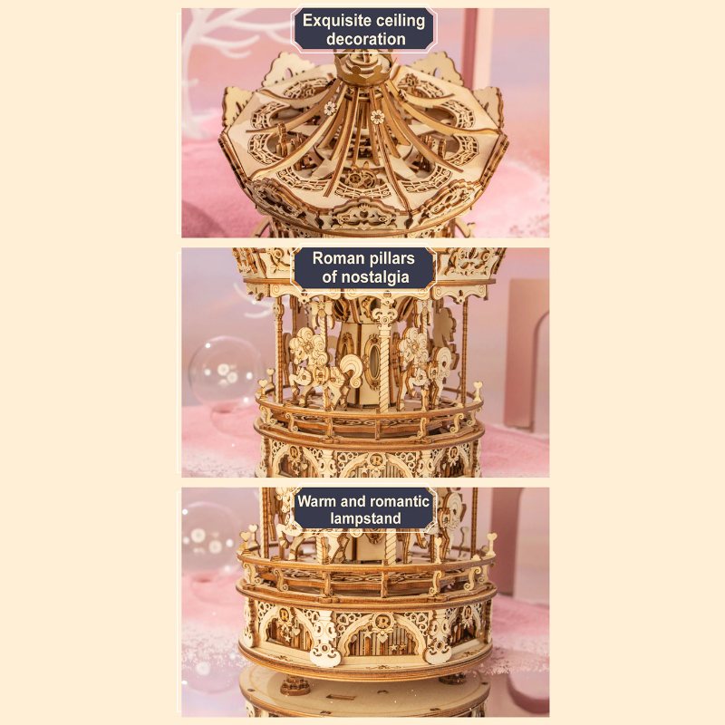 Music Box 3d Pussel Byggstenar