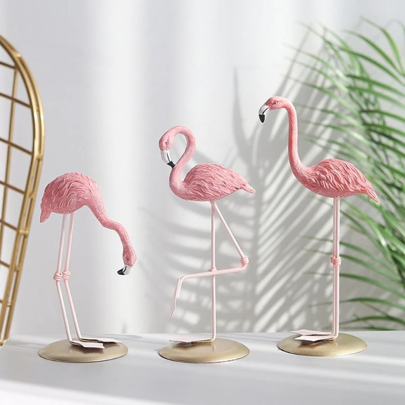 Nordic Flamingo Figurine Heminredning