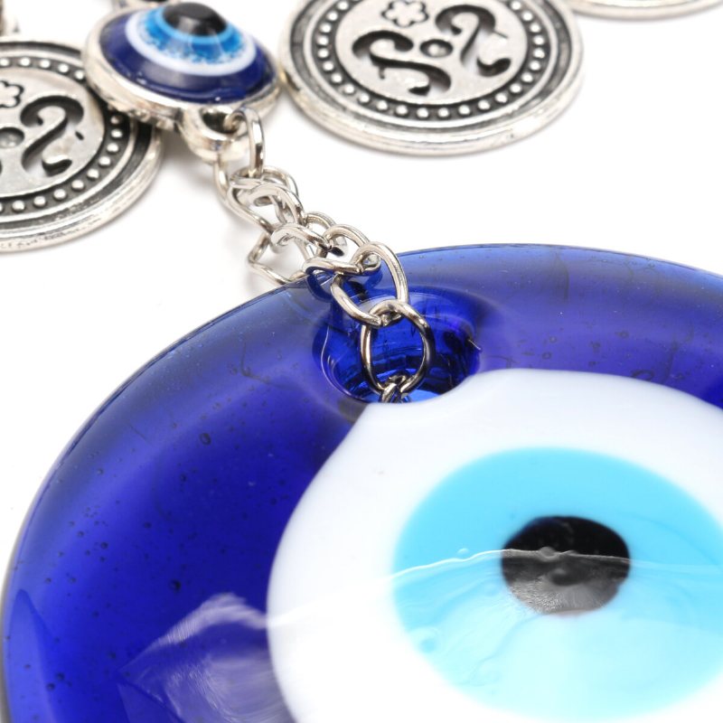 Vägghängande Turkiskt Grekiskt Blått Glas Onda Ögat Lucky Eye Charm