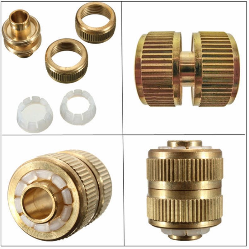 1/2 Tum 3.5 cm Slangadapter Mässingskoppling Snabbkopplingar