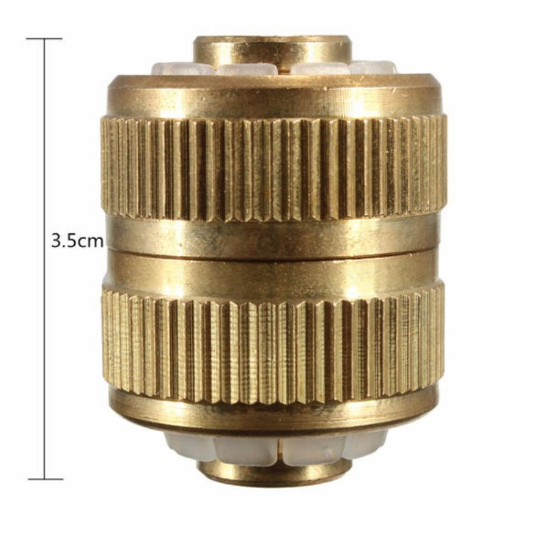 1/2 Tum 3.5 cm Slangadapter Mässingskoppling Snabbkopplingar