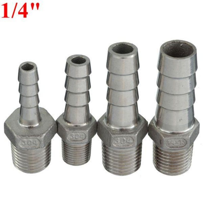 1/4 Tum Hangänga Rör Hulling Slang Svans Adapter 6 mm Till 12 mm