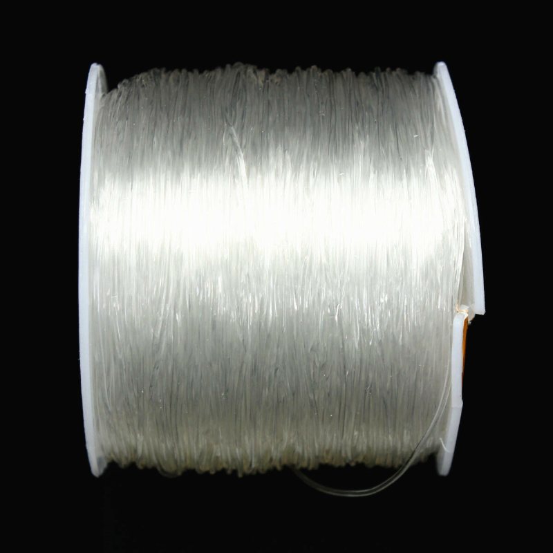 100 M Crystal Line String Tråd Stretch Elastisk Beading Cord Dichotomanthes 0.8 mm