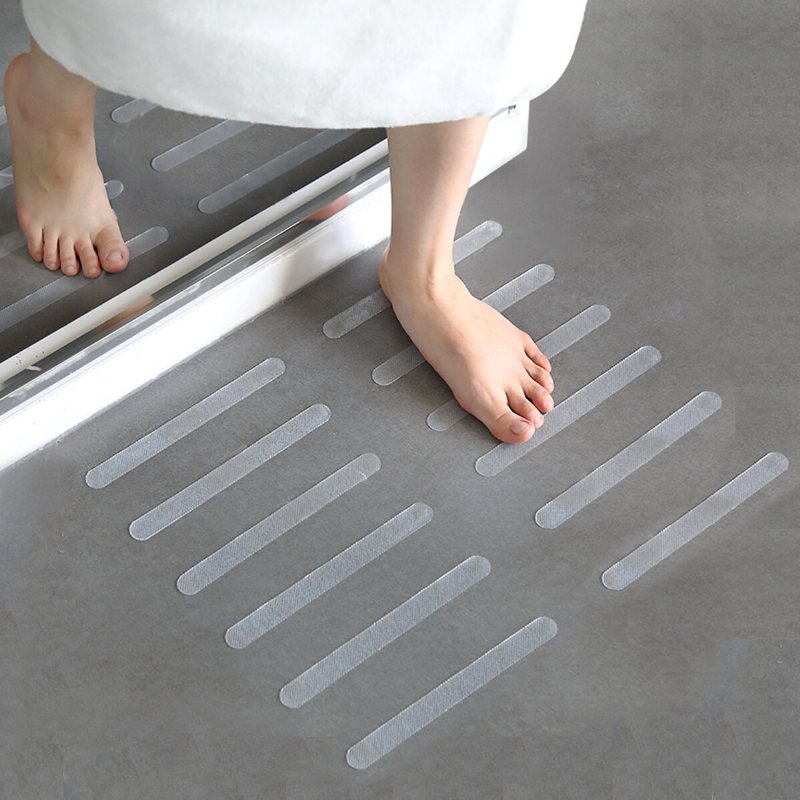 12 St Anti-slip Grip Strips Halkfria Badkar Säkerhetsdekaler Duschgolv