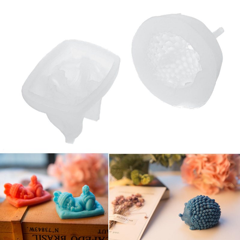 3d Silikon Kakform Cupcake Tvålform Diy Fondant Choklad Bakeware Tool