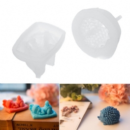 3d Silikon Kakform Cupcake Tvålform Diy Fondant Choklad Bakeware Tool