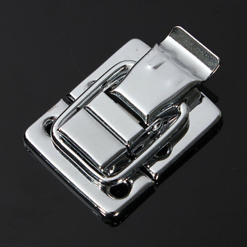 Chrome Toggle Spärr Catch Chest Flight Case Resväska Box 43mm H144