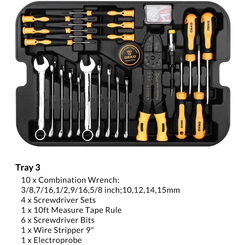 Crafting Tools Multitool Box Socket Set Och Momentnyckel