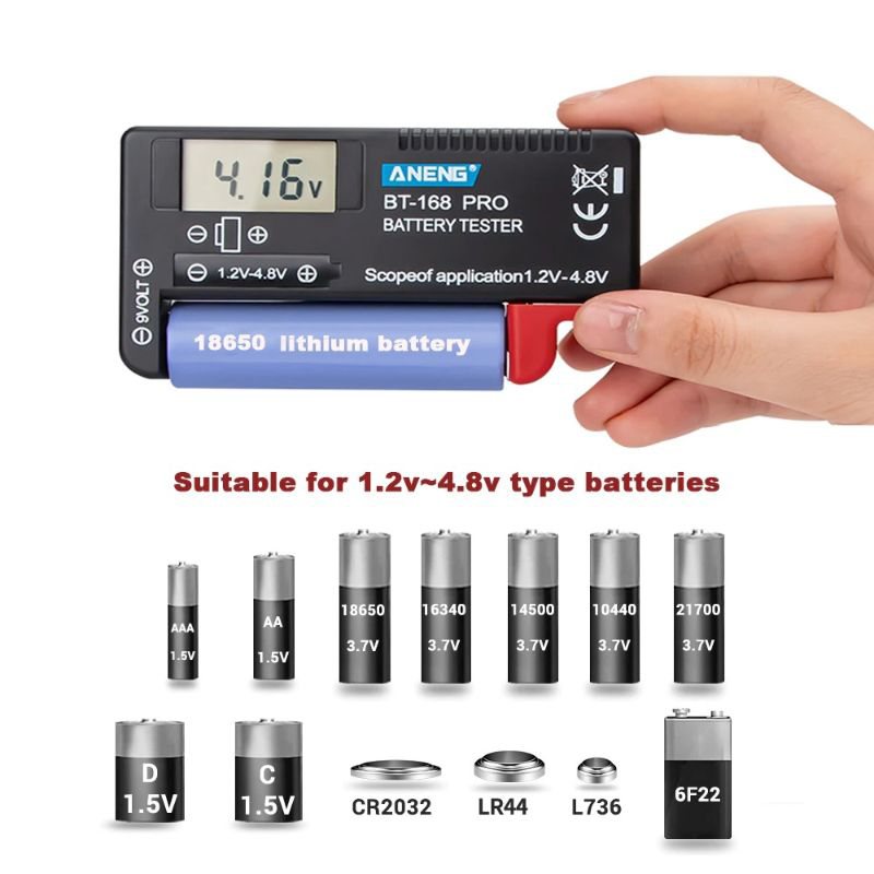 Digital Lithium Battery Capacity Tester Checker