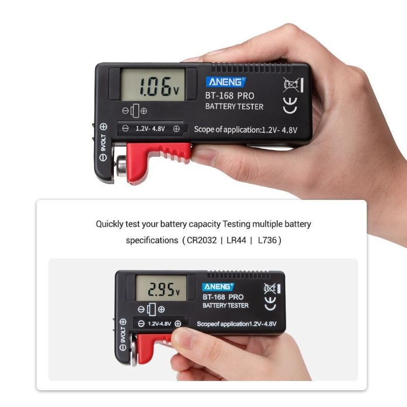 Digital Lithium Battery Capacity Tester Checker