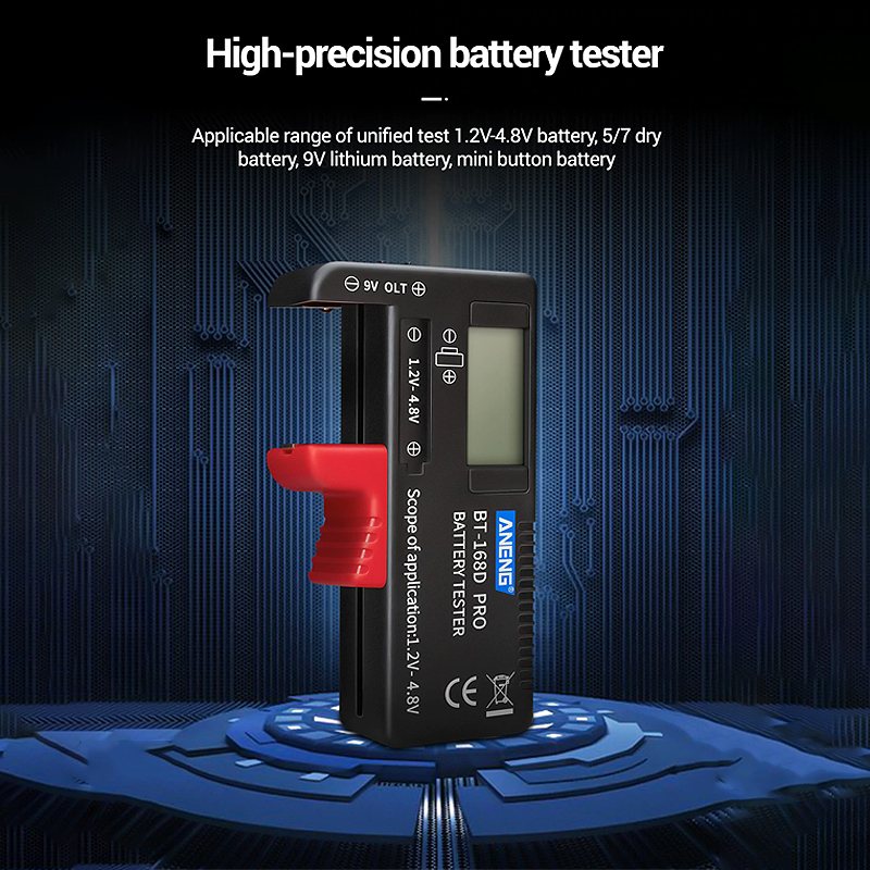 Digital Lithium Battery Capacity Tester Checker