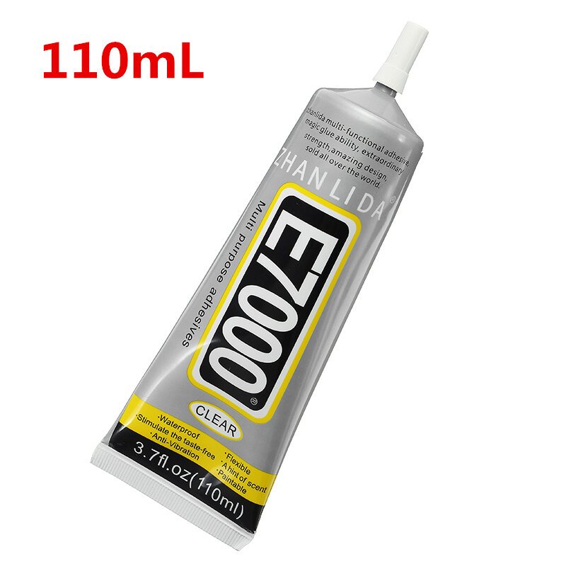 E7000 50ml 110ml Högintensivt Lim Klart Diy Hantverk Smycken Skor Glas Telefon Skärm