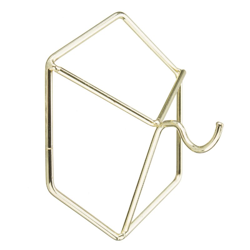 Geometrisk Väggkrok Järnhållare Nordic Hanger Hemsmycken Key Coat Duk