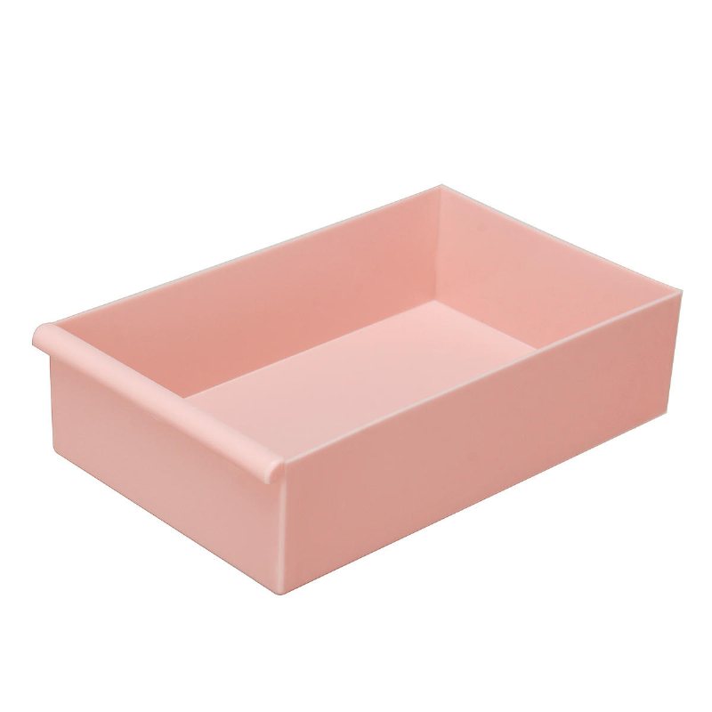 Plast Desktop Organizer Makeup Kosmetisk Förvaringslåda Brevpappershållare Hemdekorationer