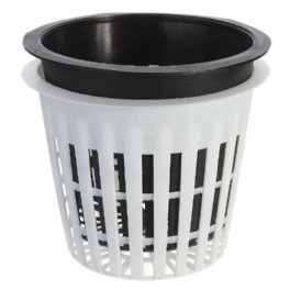 Plast Mesh Pot Net Korg Hydroponisk Aeroponic Flower Container Plant Grow Pot Cup