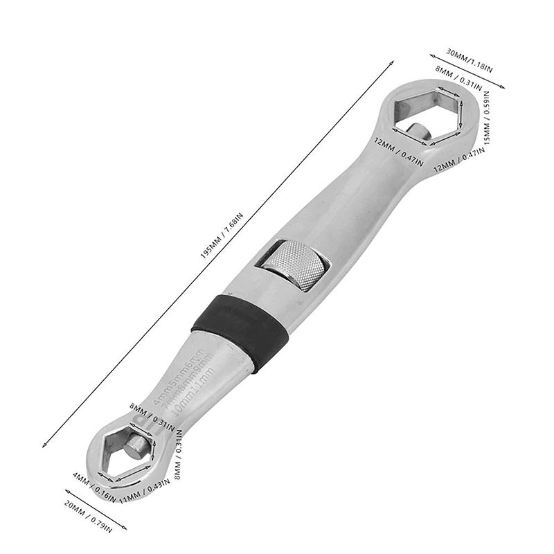 Skiftnyckel All Purpose 23 I 1 Universal Justerbar