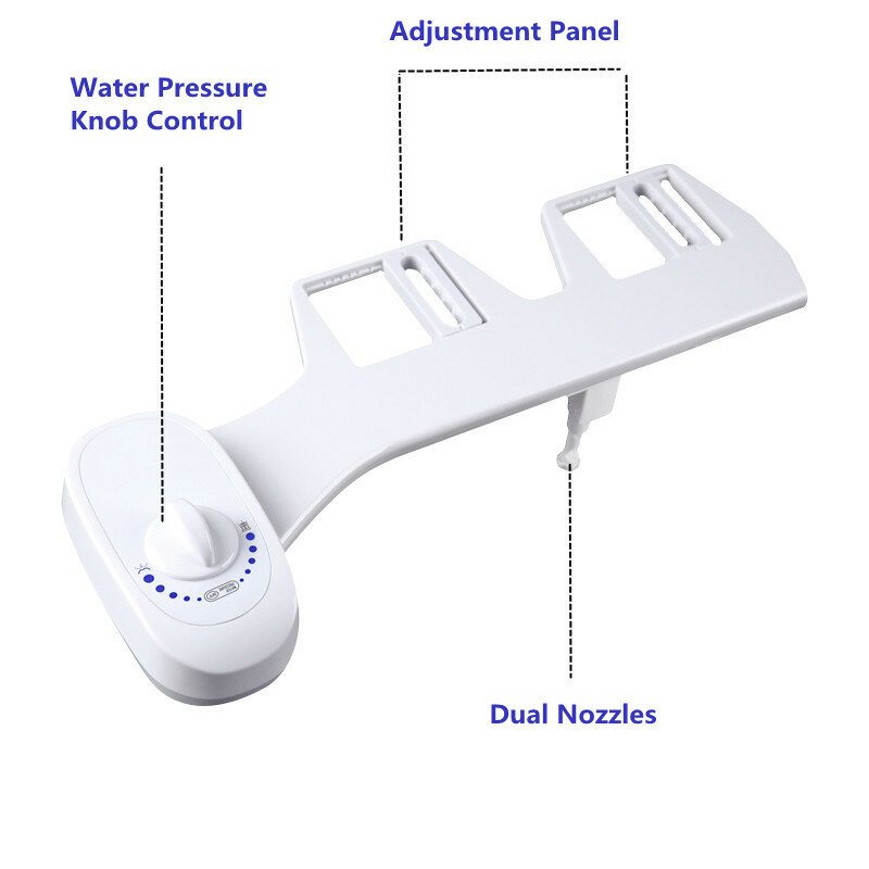 Toalettsitsfäste Badrumsvattenspray Icke-elektrisk Mekanisk Bidé