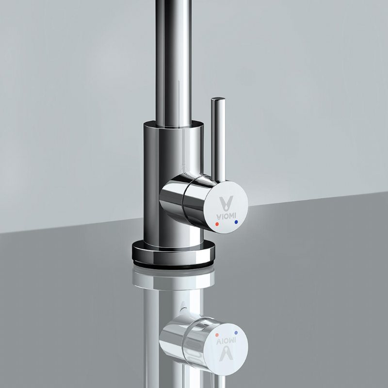 Viomi Kökshandfat I Rostfritt Stål Handfat Kran 360° Rotation Varm Kall Blandare Enkelhandtag Däcksmonterad Luftare