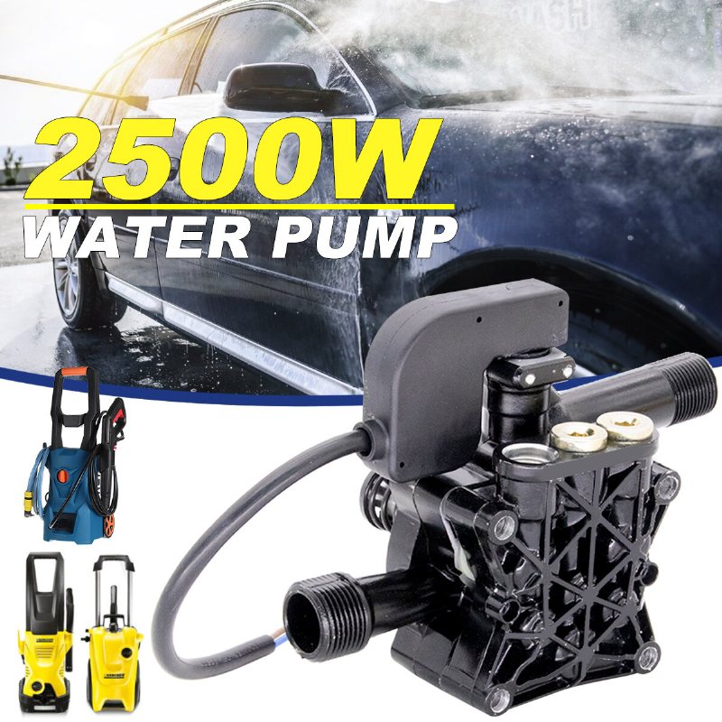 2500w 2900psi Small Block Elektrisk Vattenpump Högvolymflöde Svart