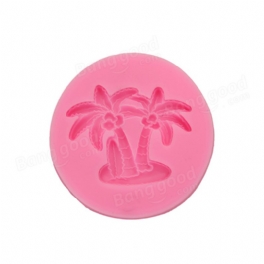 3d Coconut Palm Silikonform Fondantform Creative Baking Tools Tillbehör