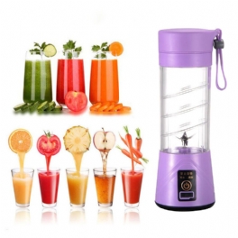 400 Ml Bärbar Usb Elektrisk Fruktjuicer Smoothiemaskin Flaska Grönsaksjuice