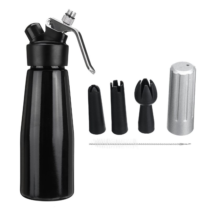 500 Ml Dispenser För Vispgrädde Whipper Cracker Fäst Munstycken Desserter Maker Kök Bakeware Tool