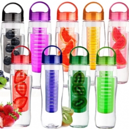 700ml Sports Plastic Frukt Infuser Vattenflaska Cup Bpa Fri Filter Juice Maker