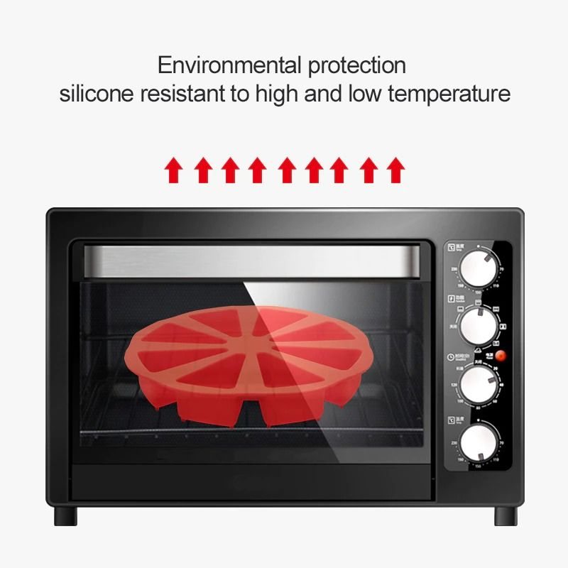 8 Cavity Silikon Scone Pan/silicon Bakformar