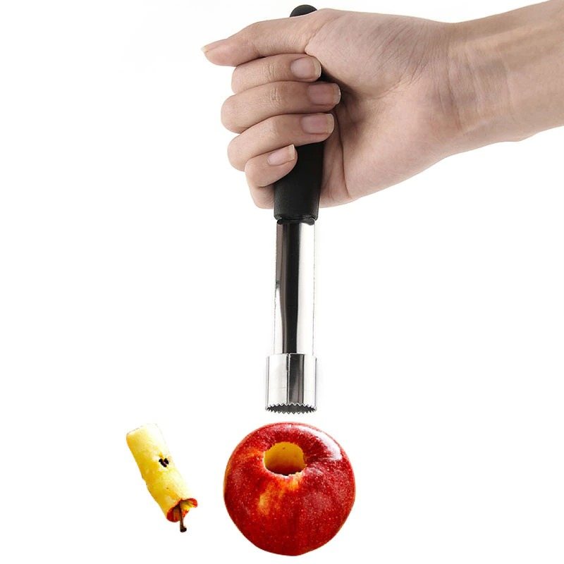 Apple Corer Rostfritt Stål Frukt Päron Corers Seed Remover