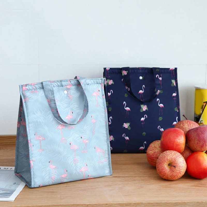 Bärbar Isolering Lunchpåse Stor Kapacitet Bento Picnic Matförvaringspaket