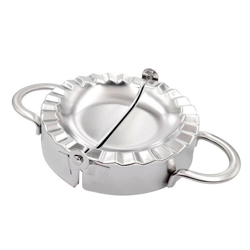 Bakverksverktyg I Rostfritt Stål 2x Dumpling Maker Form + Mjöl Ring Cutter 3st/set