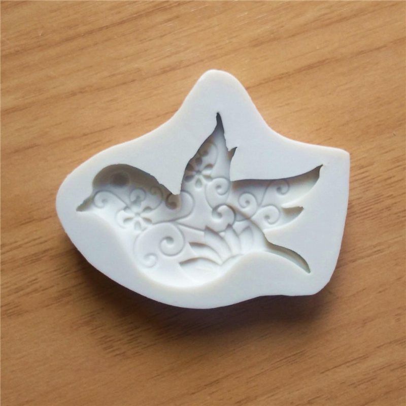 Cake Tools Ny Peace Dove Silikon Choklad Handgjord Fondant Mould Crafts Form