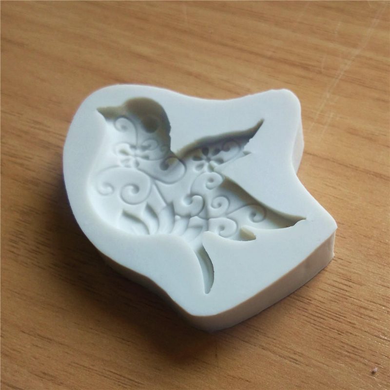 Cake Tools Ny Peace Dove Silikon Choklad Handgjord Fondant Mould Crafts Form