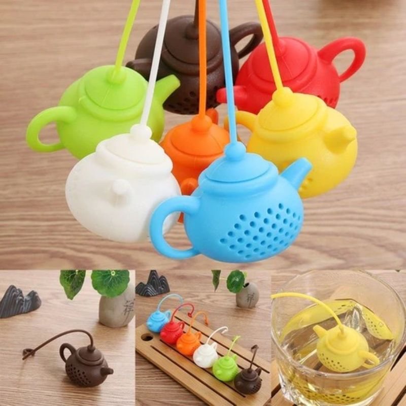 Creative Teapot-shape Tea Infuser Silikon