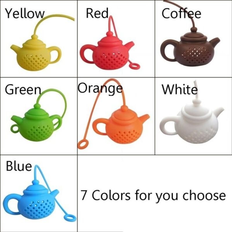 Creative Teapot-shape Tea Infuser Silikon