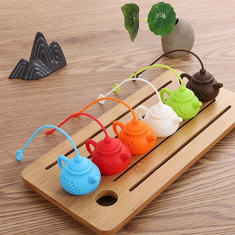 Creative Teapot-shape Tea Infuser Silikon