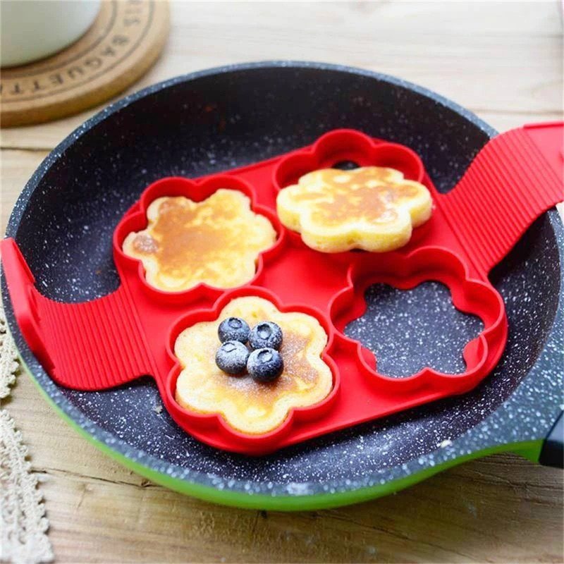 Egg Pancake Ring Nonstick Maker Form Silikon