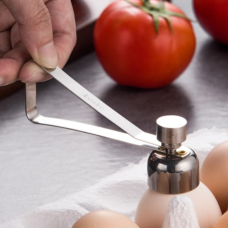 Egg Topper Cutter Shell Opener Rostfritt Stål