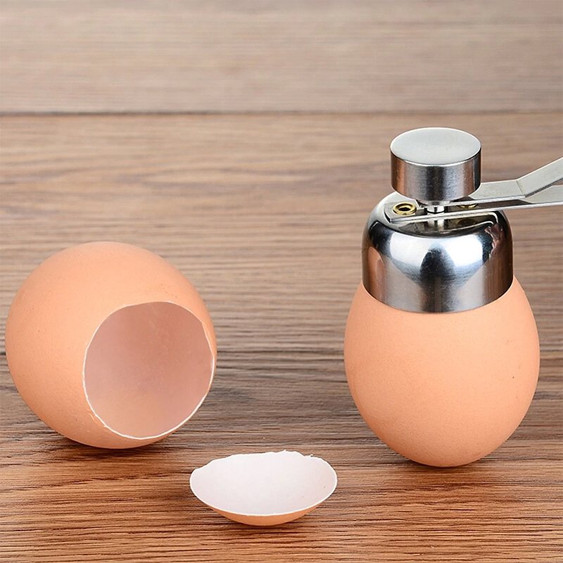 Egg Topper Cutter Shell Opener Rostfritt Stål