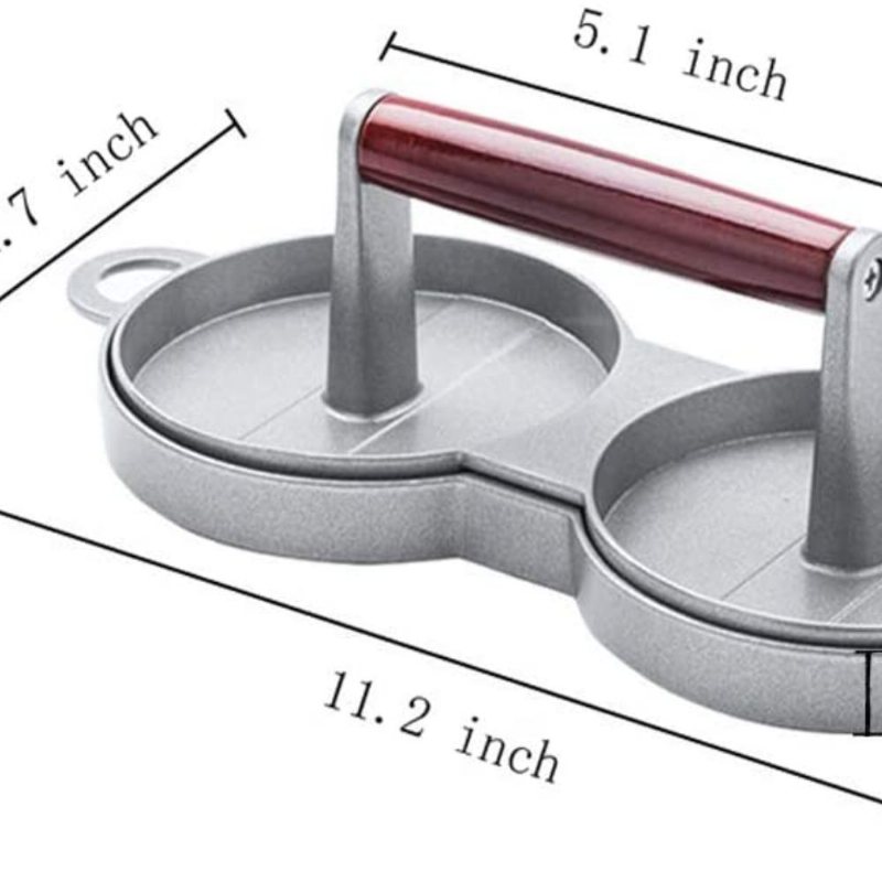 Hamburger Maker Press Rund Form Aluminium Kök