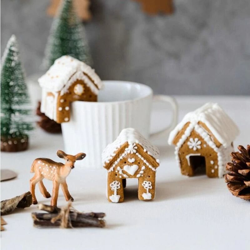 Jul Pepparkakor Hus Kex Rostfritt Stål Form Set Diy